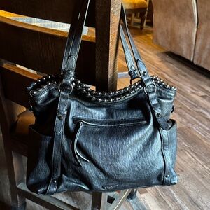 Jessica Simpson Black Stud-Trim Shoulder Bag 🎉🎉final price drop🎉🎉